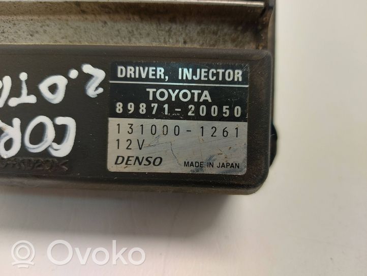 Toyota Corolla E120 E130 Degalų purkštukų (forsunkių) valdymo blokas 8987120050