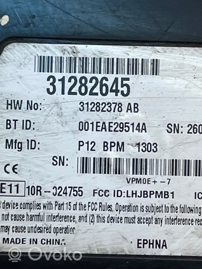 Volvo V50 Moduł / Sterownik Bluetooth 31282645