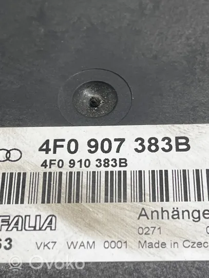 Audi A6 Allroad C6 Piekabes āķa vadības bloks 4F0907383B