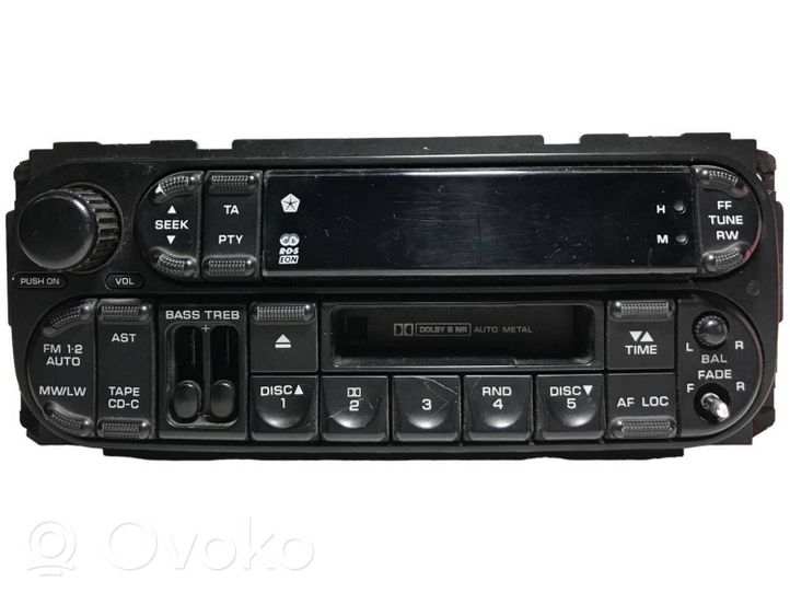 Chrysler 300M Radio/CD/DVD/GPS-pääyksikkö P04858513AF