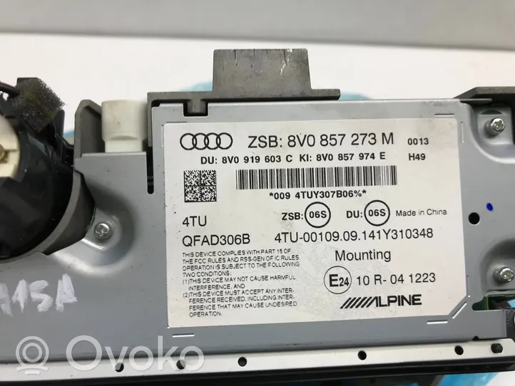 Audi A3 S3 8V Monitor / wyświetlacz / ekran 8V0919603C