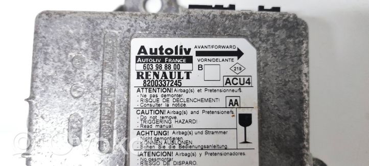 Renault Megane II Sterownik / Moduł Airbag 8200337245