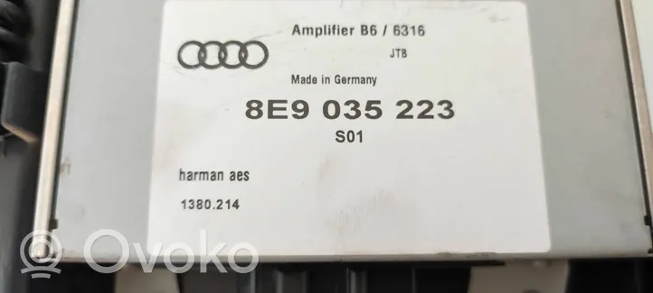 Audi A4 S4 B6 8E 8H Garso sistemos komplektas 8E903538203S