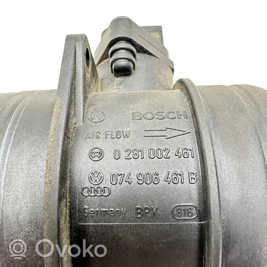 Audi A4 S4 B7 8E 8H Mass air flow meter 074906461B