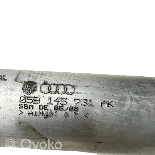 Audi A6 S6 C6 4F Tube d'admission de tuyau de refroidisseur intermédiaire 059145731AK