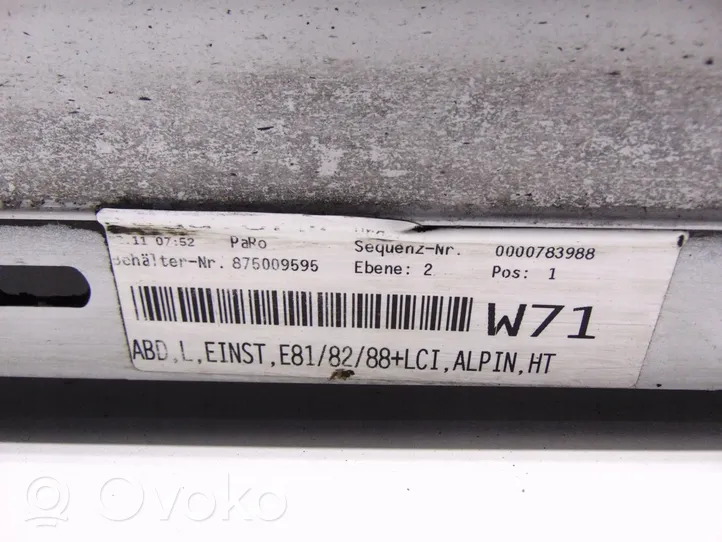 BMW 1 E82 E88 Etukynnys (korin osa) 13473488852