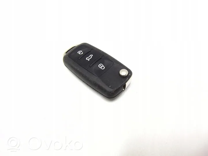 Skoda Octavia Mk2 (1Z) Užvedimo raktas (raktelis)/ kortelė 3T0837202