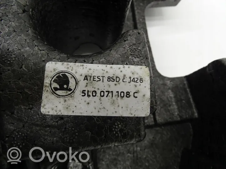 Skoda Yeti (5L) Element schowka koła zapasowego 5L0012115D