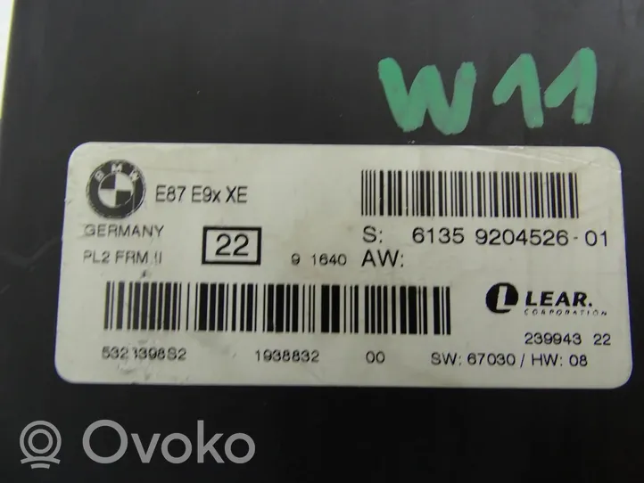 BMW 3 E90 E91 Unité de commande / module Xénon 9204526