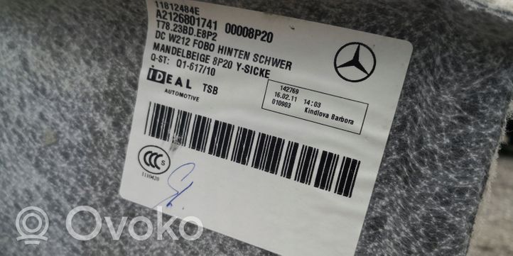 Mercedes-Benz E AMG W212 Takaistuintilan tekstiilimatto A2126801741