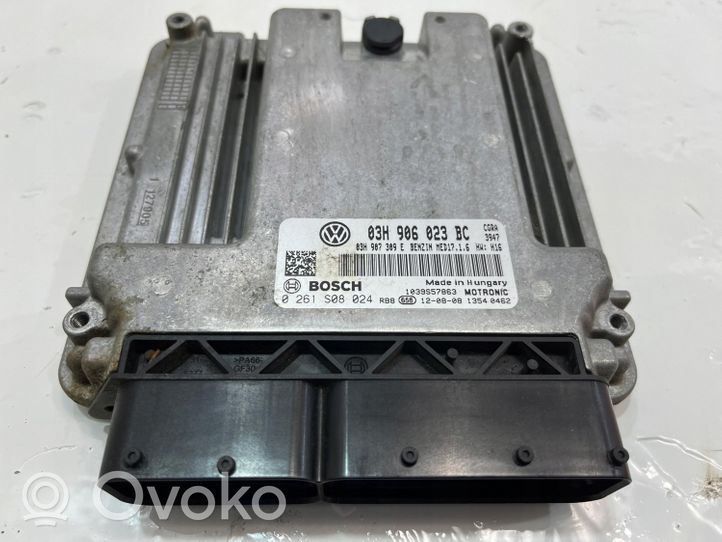 Volkswagen Touareg II Unité de commande, module ECU de moteur 03H906023BC|0000000