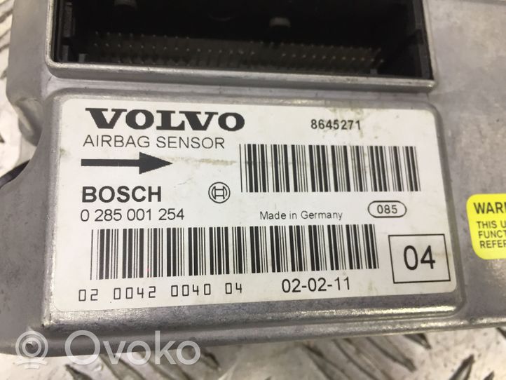 Volvo XC90 Oro pagalvių valdymo blokas 0285001254