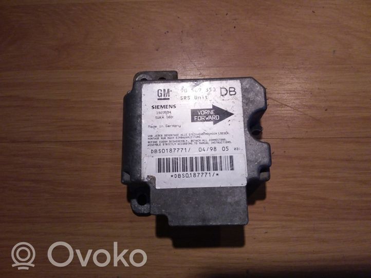 Opel Vectra B Sterownik / Moduł Airbag 90569350