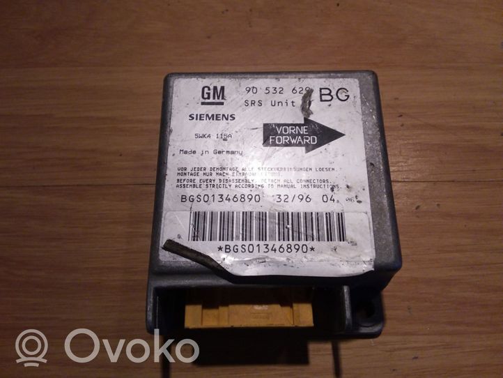 Opel Tigra A Module de contrôle airbag 90532629BG