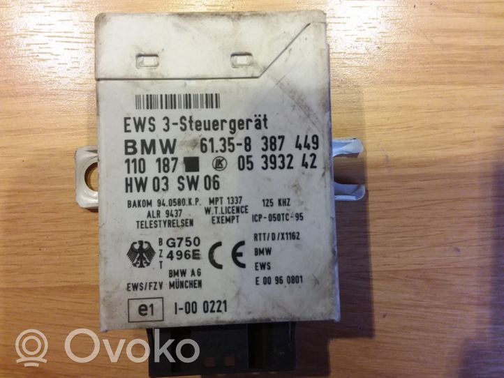 BMW 5 E60 E61 Moduł / Sterownik immobilizera 61358387449