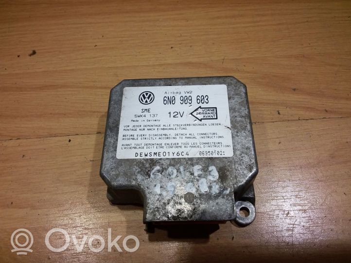 Volkswagen Golf III Centralina/modulo airbag 6N0909603