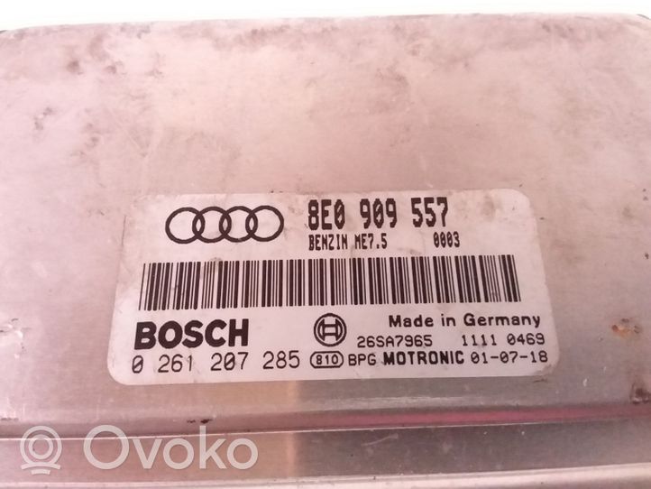 Audi A4 S4 B6 8E 8H Variklio valdymo blokas 8E0909557