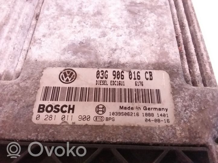 Volkswagen Golf V Moottorin ohjainlaite/moduuli 03G906016CB