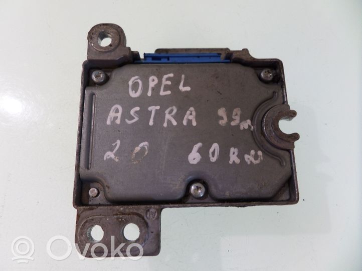 Opel Astra G Oro pagalvių valdymo blokas 9180799