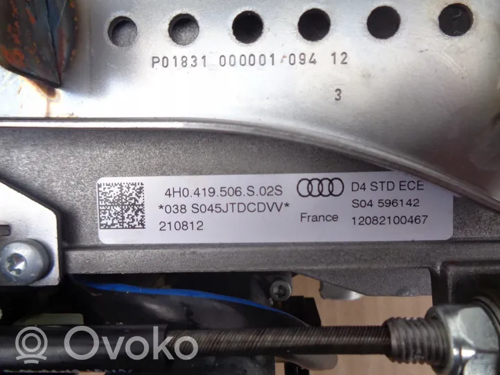 Audi A8 S8 D4 4H Colonne de direction 4H0419506S