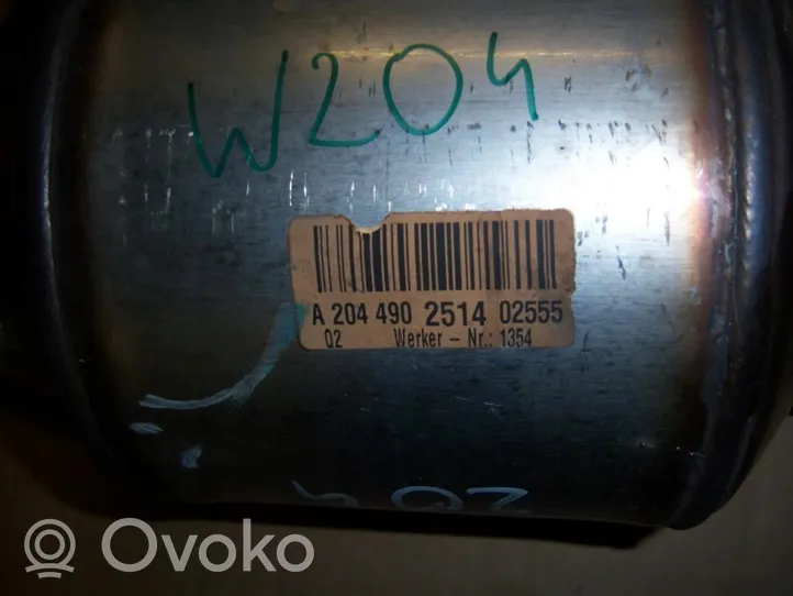 Mercedes-Benz C W204 Filtr cząstek stałych Katalizator / FAP / DPF A2044902514