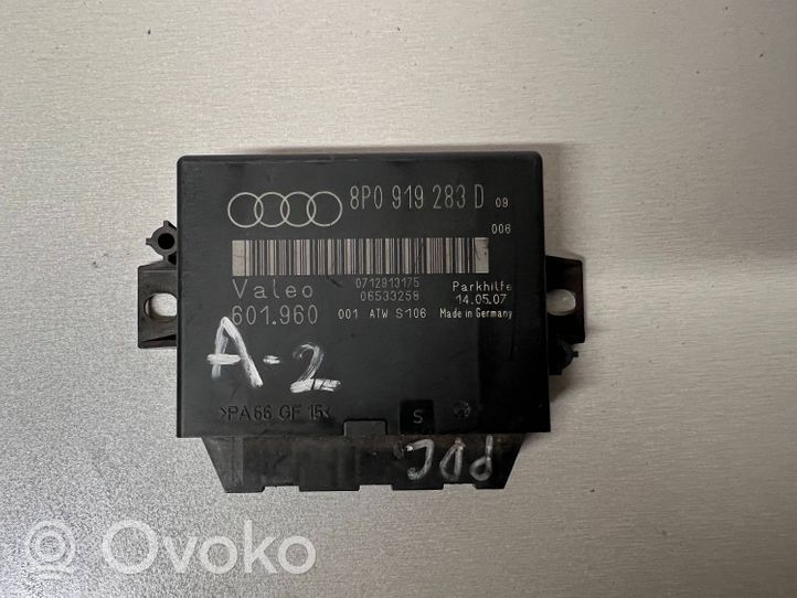 Audi A3 S3 A3 Sportback 8P Sterownik / Moduł parkowania PDC 8P0919283D