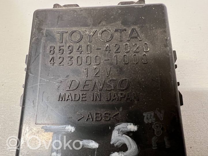 Toyota RAV 4 (XA30) Relais d'essuie-glace 8594042020