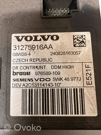 Volvo V50 Silniczek podnośnika szyby drzwi 31275916AA
