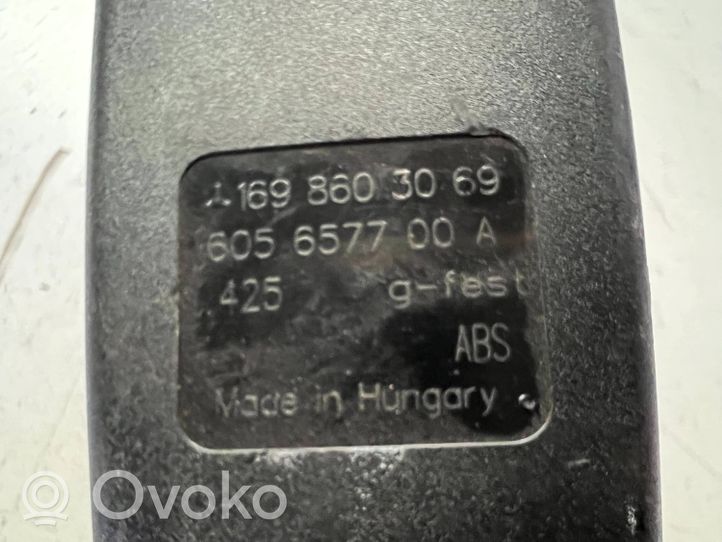 Mercedes-Benz B W245 Takaistuimen turvavyön solki 1698603069