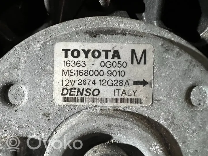 Toyota Avensis T250 Set ventola 163630G060A