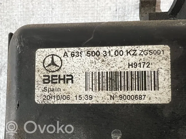 Mercedes-Benz Sprinter W901 W902 W903 W904 Jäähdyttimen jäähdytinpuhaltimen suojus A6395003100