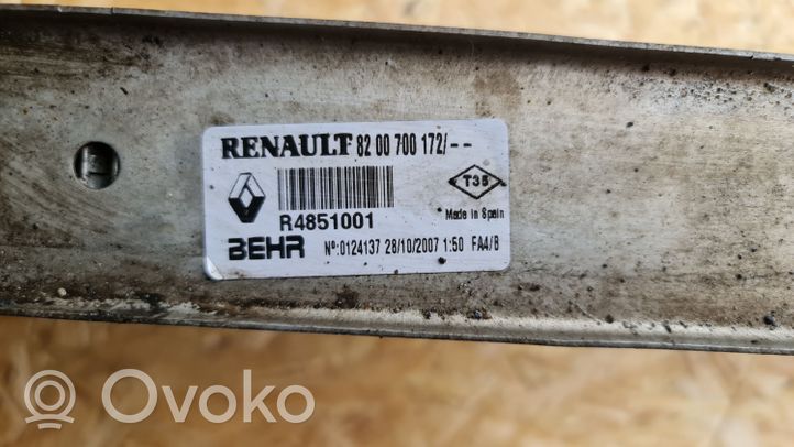 Renault Megane II Välijäähdyttimen ilmakanavan ohjain 8200700172