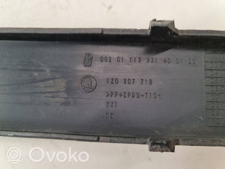 Skoda Octavia Mk2 (1Z) Modanatura separatore del paraurti anteriore 1Z0807718