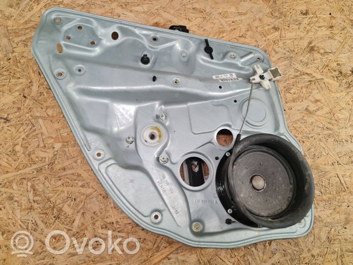 Volkswagen Bora Mechanizm podnoszenia szyby tylnej bez silnika 1J5839729G