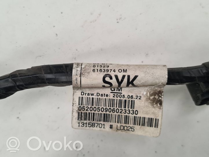 Opel Zafira B Faisceau de câblage de porte avant 13158701