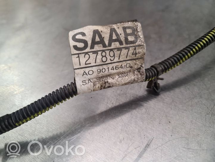 Saab 9-3 Ver2 Wiązka przewodów drzwi tylnych 12789774