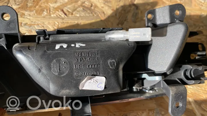 Audi A6 S6 C6 4F Priekinė atidarymo rankenėlė vidinė 4F0839019F