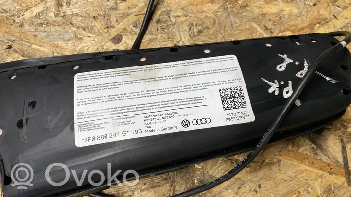 Audi A6 S6 C6 4F Poduszka powietrzna Airbag boczna 4F0880241G