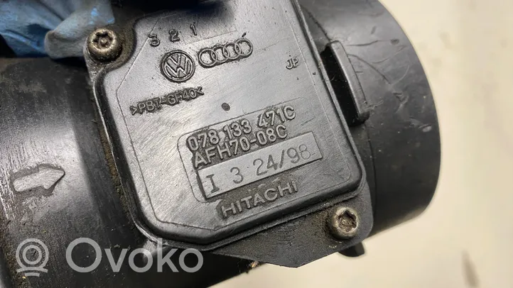 Audi A6 S6 C5 4B Przepływomierz masowy powietrza MAF 078133471C