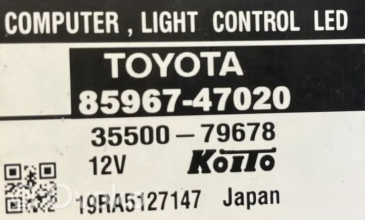 Toyota Prius (XW30) Xenon control unit/module XW30