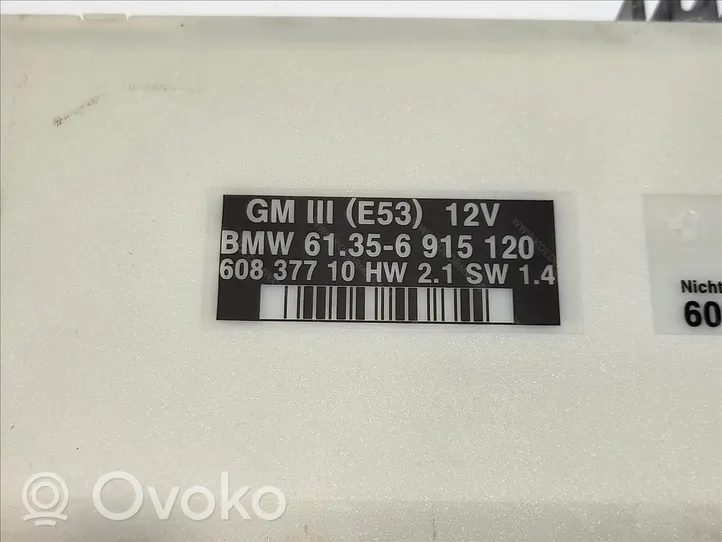 BMW X5 E53 Sterownik / Moduł komfortu 61359117102