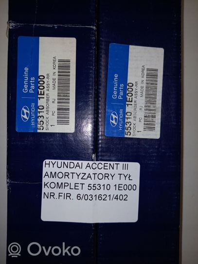 Hyundai Accent Takaiskunvaimennin kierrejousella 553101E000
