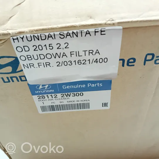 Hyundai Santa Fe Coperchio scatola del filtro dell’aria 281122W300