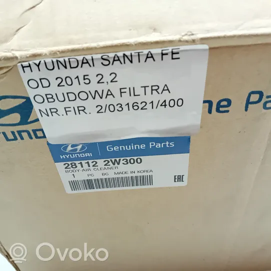 Hyundai Santa Fe Ilmansuodattimen kotelon kansi 281122W300