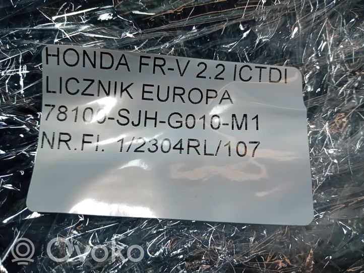 Honda FR-V Compteur de vitesse tableau de bord 78100SJHG010M1
