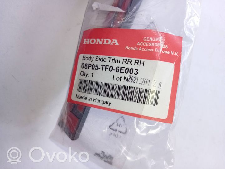 Honda Jazz Moulure de porte arrière 08P05TF06E003