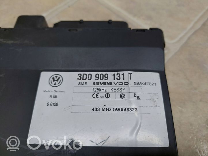 Volkswagen Phaeton Module de contrôle sans clé Go 3D0909131T