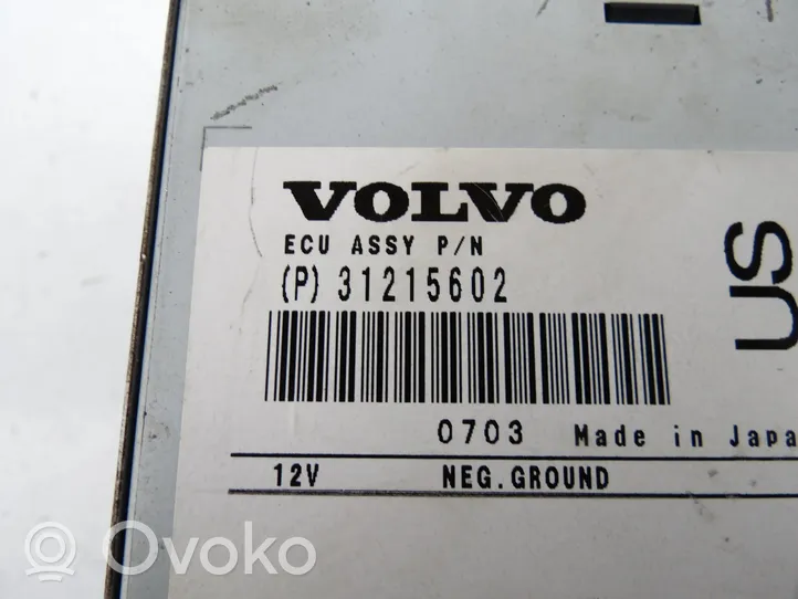 Volvo XC90 GPS-navigaation ohjainlaite/moduuli 31215602