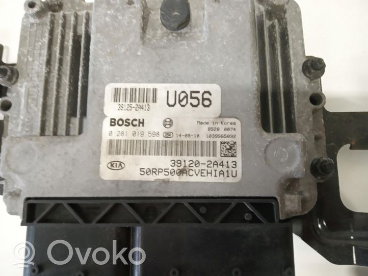 KIA Carens III Kit centralina motore ECU e serratura 39120-2A413