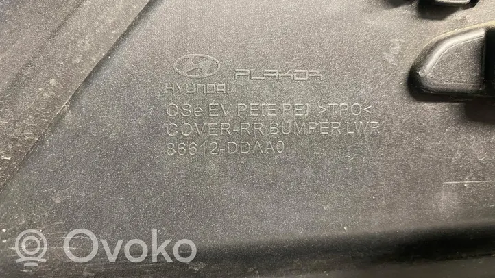 Hyundai Kona I Apdailinė galinio bamperio juosta 86612-DDAA0